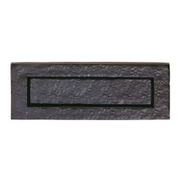 Traditional Letter Plate - Black Antique
