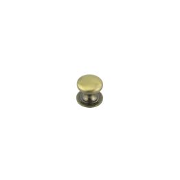 Jedo Traditional Cupboard Knobs 25mm Antique Brass - By Frelan Hardware - JV47AAB
