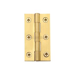 Heritage Brass Hinge Brass 2 1/2" x 1 3/8" Natural Brass finish