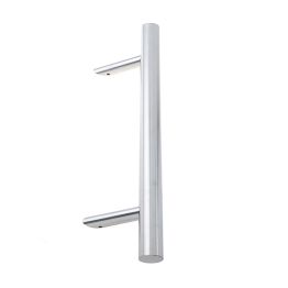 Stainless Steel Cranked Pull Handles 1200x32mm Satin Stainless Steel - By Frelan Hardware - JSS519B