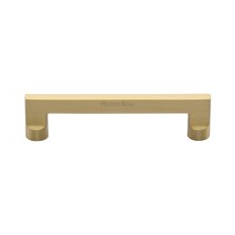 Heritage Brass Cabinet Pull Apollo Design 128mm CTC Satin Brass Finish