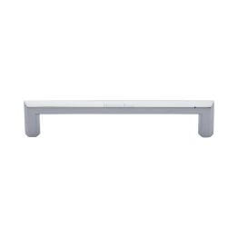Heritage Brass Cabinet Pull Hex Profile Design 152mm CTC Polished Chrome Finish