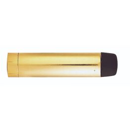 Cylinder Pattern Door Stop - Without Rose - Polished Brass