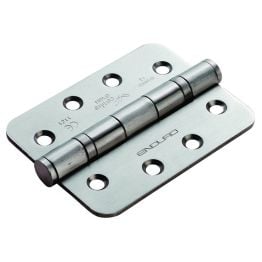 Enduro Grade 13 Ball Bearing P Hinge Radius - Satin Stainless Steel (Pair)