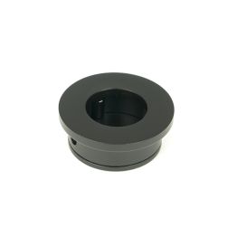 Matt Black 34mm Round Finger Edge Pull