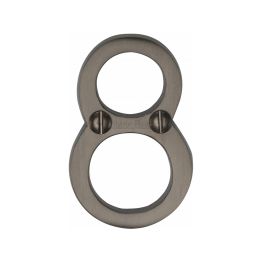 Heritage Brass Numeral 8 Face Fix 51mm (2") Matt Bronze finish