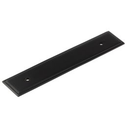 Hoxton Rushton Backplate for Cabinet Handles 140x30mm Black - By Frelan Hardware - HOX6050MB