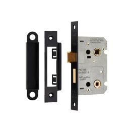 Easi-T Residential Bathroom Lock 65mm - Matt Black
