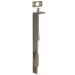 Stainless Steel Flush Bolts JSS51 Antique Brass 203mm x 20mm Square Forend - By Frelan Hardware - JSS51AB