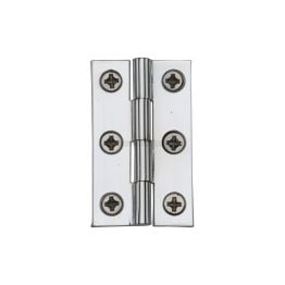 Heritage Brass Cabinet Hinge Brass 1 1/2" Polished Chrome finish
