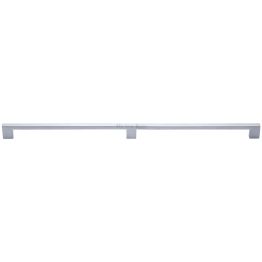 Heritage Brass Cabinet Pull Metro Design 480mm CTC Satin Chrome Finish