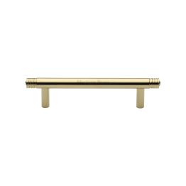 Heritage Brass Cabinet Pull Contour Design 96mm CTC Polished Brass finish