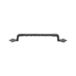 Rustic Dark Bronze Cabinet Pull Twist Design 138mm