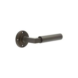 Westminster Door Handles No Rose Dark Bronze - By Frelan Hardware - BUR30DB