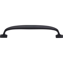 Heritage Brass Cabinet Pull Durham Design 160mm CTC Matt Black Finish