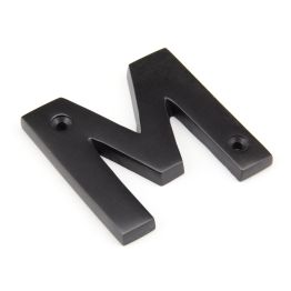 Aged Bronze Letter M