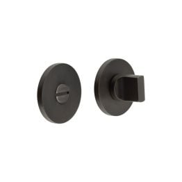 CR-802 Dark Bronze Thumb Turn & Lock Round Rose - By Frelan Hardware - CR-802A7DB