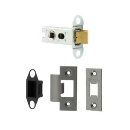 Jedo Heavy Duty Tubular Latches - 45 Degree Short Travel 64mm Gun Metal - By Frelan Hardware - JL-HDT64GM