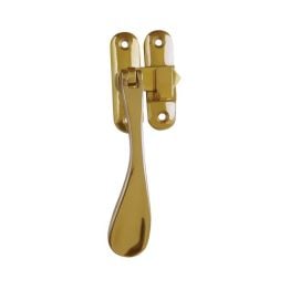 Jedo Victorian Casement Fasteners 90mm Polished Brass - By Frelan Hardware - JV301PB