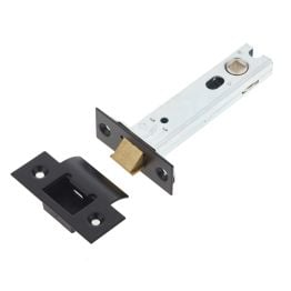 Jedo Heavy Duty Tubular Latches - 45 Degree Short Travel 102mm Black - By Frelan Hardware - JL-HDT102BL