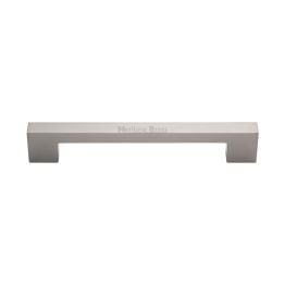Heritage Brass Cabinet Pull Metro Design 160mm CTC Satin Nickel Finish