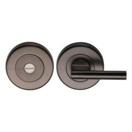 Heritage Brass Thumbturn & Emergency Release for Bathroom & Bedroom Doors Matt Bronze finish