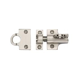 Heritage Brass Fanlight Catch Satin Nickel Finish