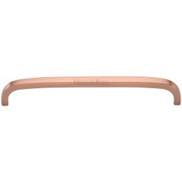 Heritage Brass Cabinet Pull D Shaped 203mm CTC Satin Rose Gold Finish