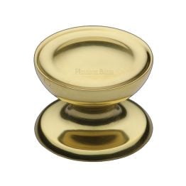 Heritage Brass Cabinet Knob Surrey Design 38mm Polished Brass finish