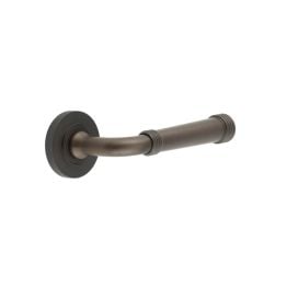 Highgate Door Handles Knurled Rose Dark Bronze - By Frelan Hardware - BUR35KIT83