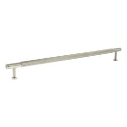 Millhouse Brass Eiffel Knurled T-Bar Cabinet Pull Handle 320mm - Satin Nickel