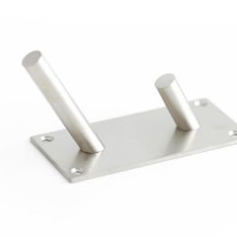 Stainless Steel Hat & Coat Hooks 94x46mm Satin Stainless Steel - By Frelan Hardware - JSS901B