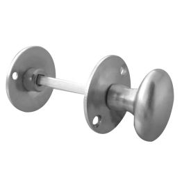 Jedo Bathroom Turn & Release for use with Deadbolts 5mm spindle Satin Chrome - By Frelan Hardware - JV2672SC