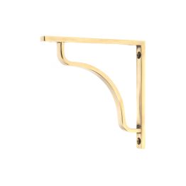 Aged Brass Abingdon Shelf Bracket (150mm x 150mm)