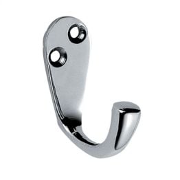 Victorian Robe Hook - Polished Chrome