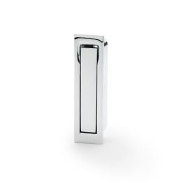 Alexander & Wilks - Square Sliding Door Edge Pull - Polished Chrome