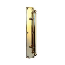 Jedo Blenheim Pull Handles 390mm Polished Brass - By Frelan Hardware - JV3697PB
