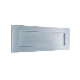 Jedo Plain Letterplates 305x100mm Satin Chrome - By Frelan Hardware - JV36ASC