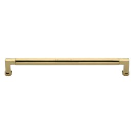Heritage Brass Cabinet Pull Bauhaus Design 254mm CTC Polished Brass Finish