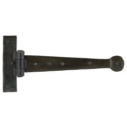 Beeswax 9" Penny End T Hinge (pair)
