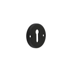 Burlington Westbourne Knurled Standard Keyway Escutcheon Black - By Frelan Hardware - BUR182MB