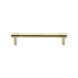 Heritage Brass Cabinet Pull Phoenix Design 128mm CTC Polished Brass finish