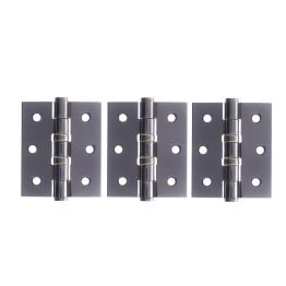 Atlantic Ball Bearing Hinges 3" x 2.5" x 2.5mm - Black Nickel (Set of 3)