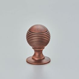 4101 Reeded Ball Cabinet Knob
