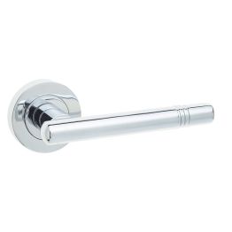 Kudos Door Handles Polished Chrome - By Frelan Hardware - JV507PC