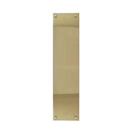 Jedo Plain Fingerplates 350x75mm Polished Brass - By Frelan Hardware - JV78PB