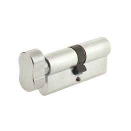 Euro Profile Cylinders & Turns Keyed Alike 70mm Satin Chrome - By Frelan Hardware - JL-70EPCTSC-KA