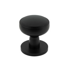 Classic Matt Black Mortice Knob - By Frelan Hardware - JV801MB