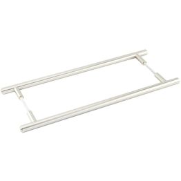Burlington Belgrave Pull Handles 425 X 20mm Back to Back Satin Nickel - By Frelan Hardware - BUR1000SNB2B