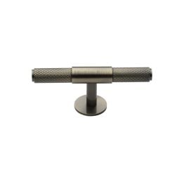 Heritage Brass Cabinet Knob Knurled Fountain Design 90mm Antique Brass finish